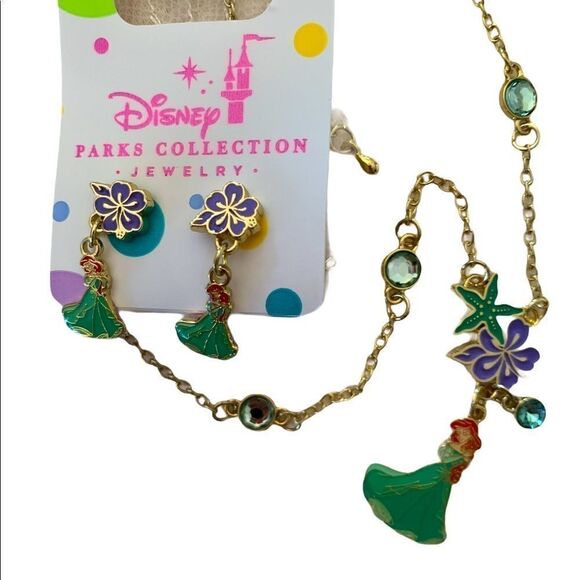 NWT DISNEY PARKS JEWELRY SET | The Little Mwrmaid - Picture 1 of 3